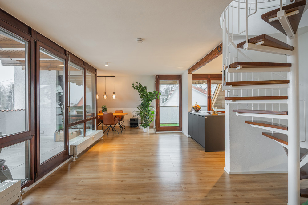 1. DG Ansicht Esszimmer-Küche 1. DG Ansicht Esszimmer-Küche