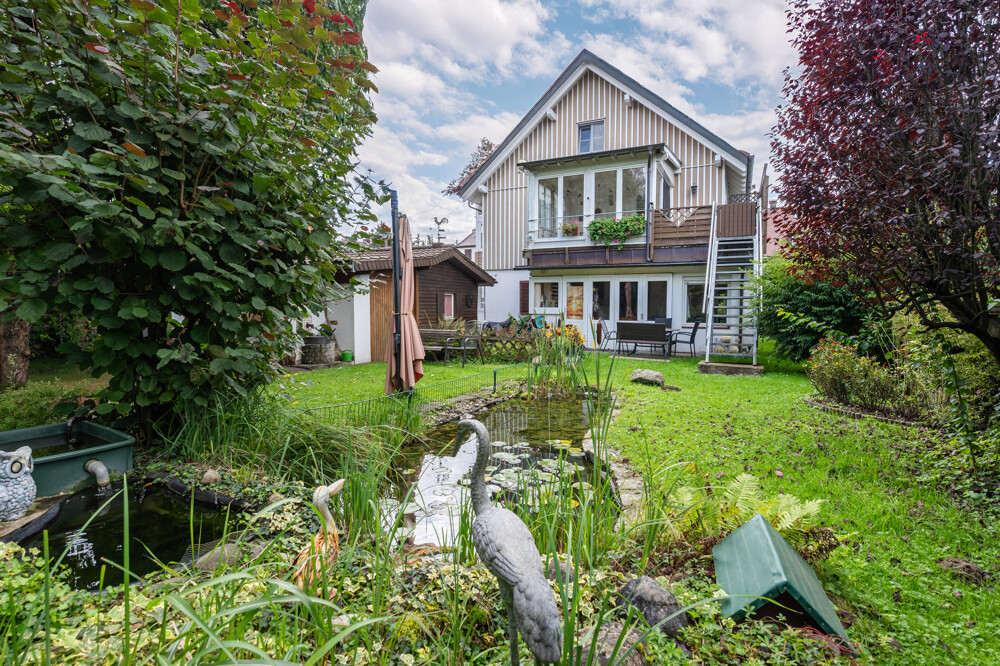 Hausansicht von hinten