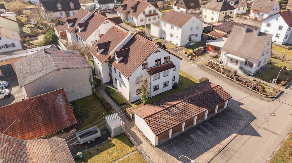 Ansicht Norden verpixelt