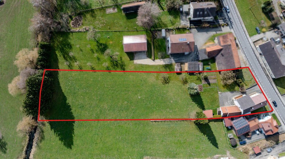 Draufsicht mit Grenzen