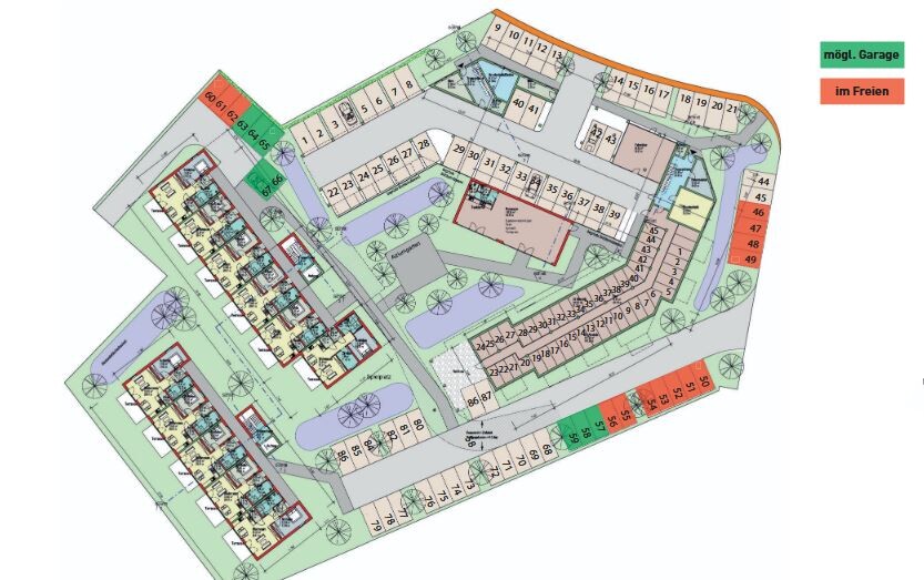 EG - Stellplatzplan (nicht maßstabsgetreu) EG - Stellplatzplan (nicht maßstabsgetreu)