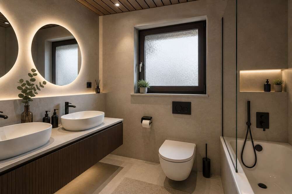 EG - Badezimmer Visualisierung EG - Badezimmer Visualisierung
