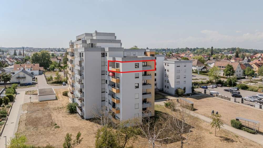 Ansicht Wohnung von außen Ansicht Wohnung von außen