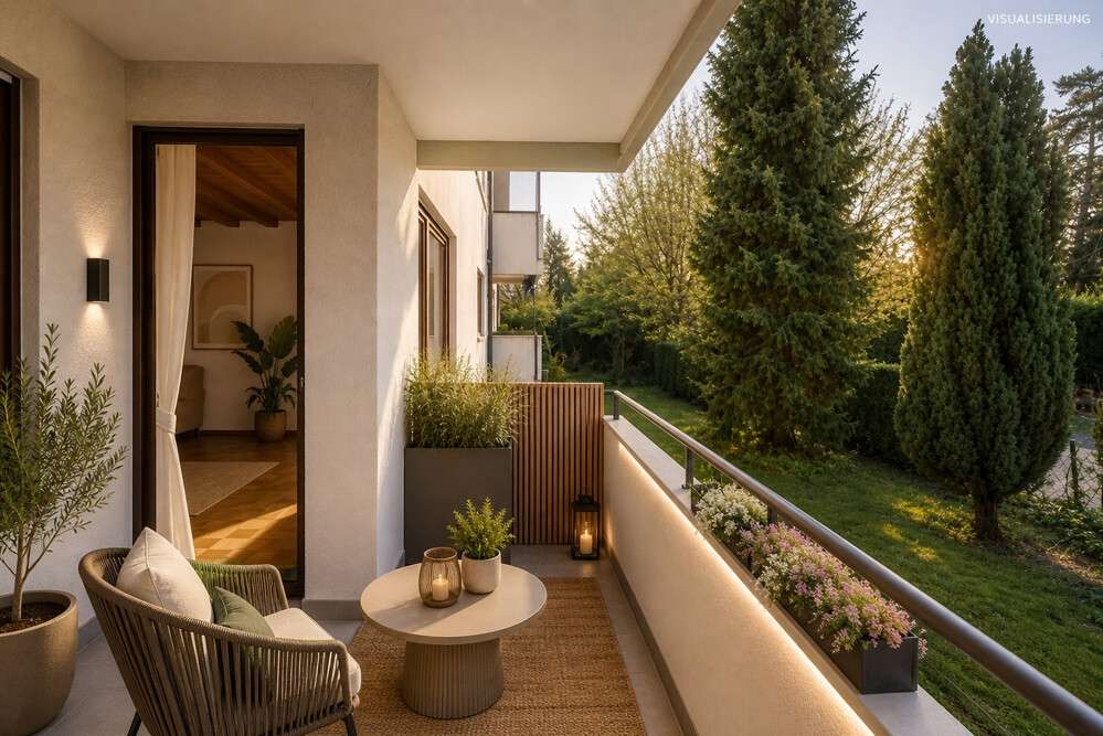 Balkon Visualisierung