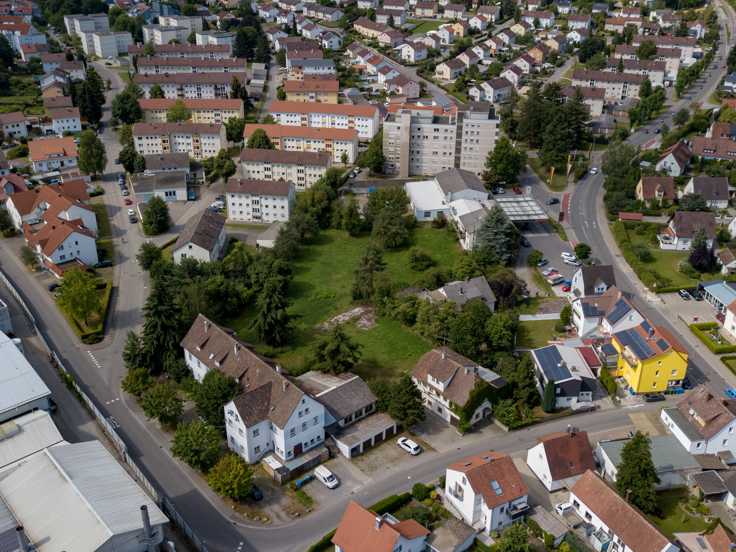 „7.542 m² großes Innenstadtquartier in Bad Saulgau“