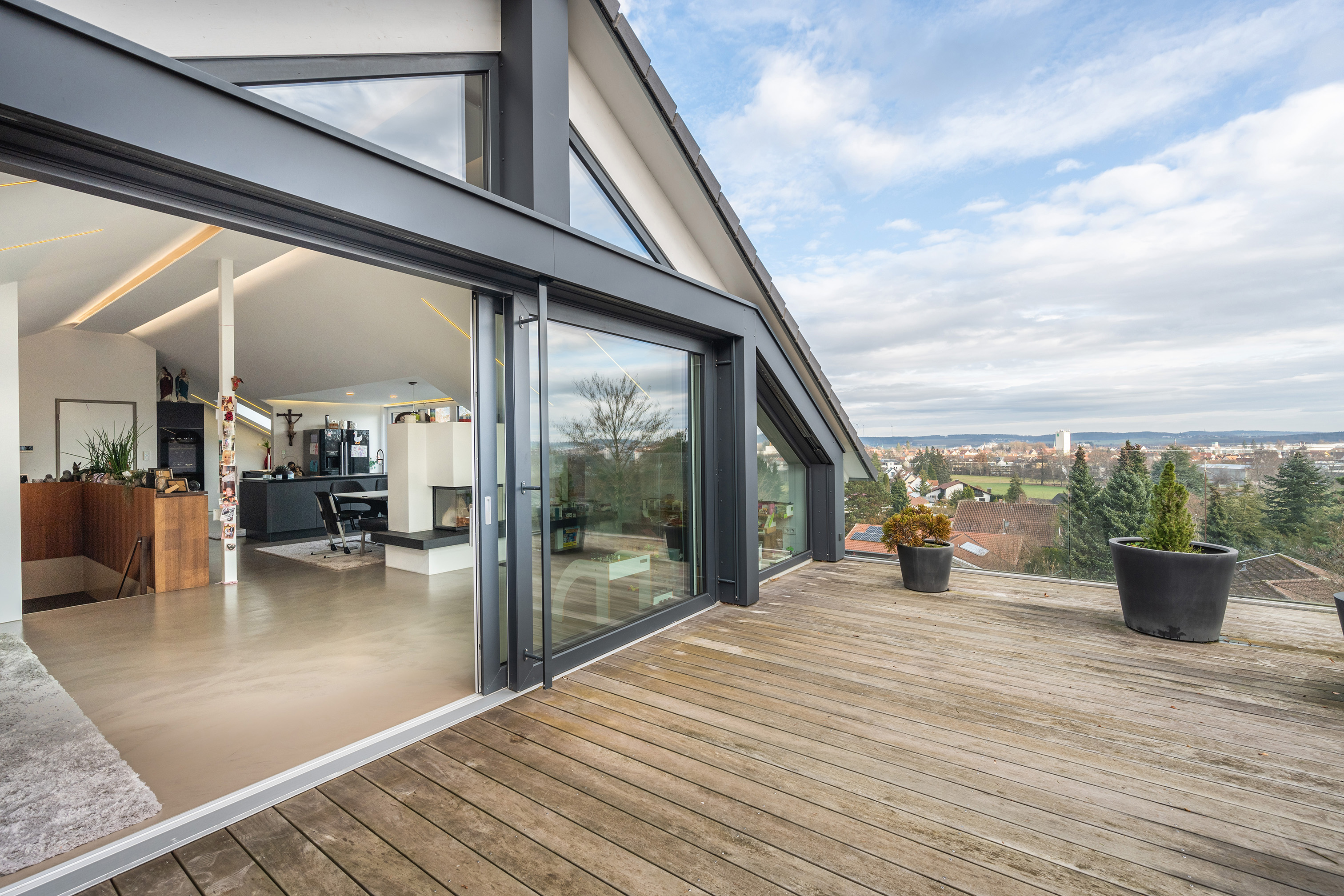 Über den Dächern von Bad Saulgau